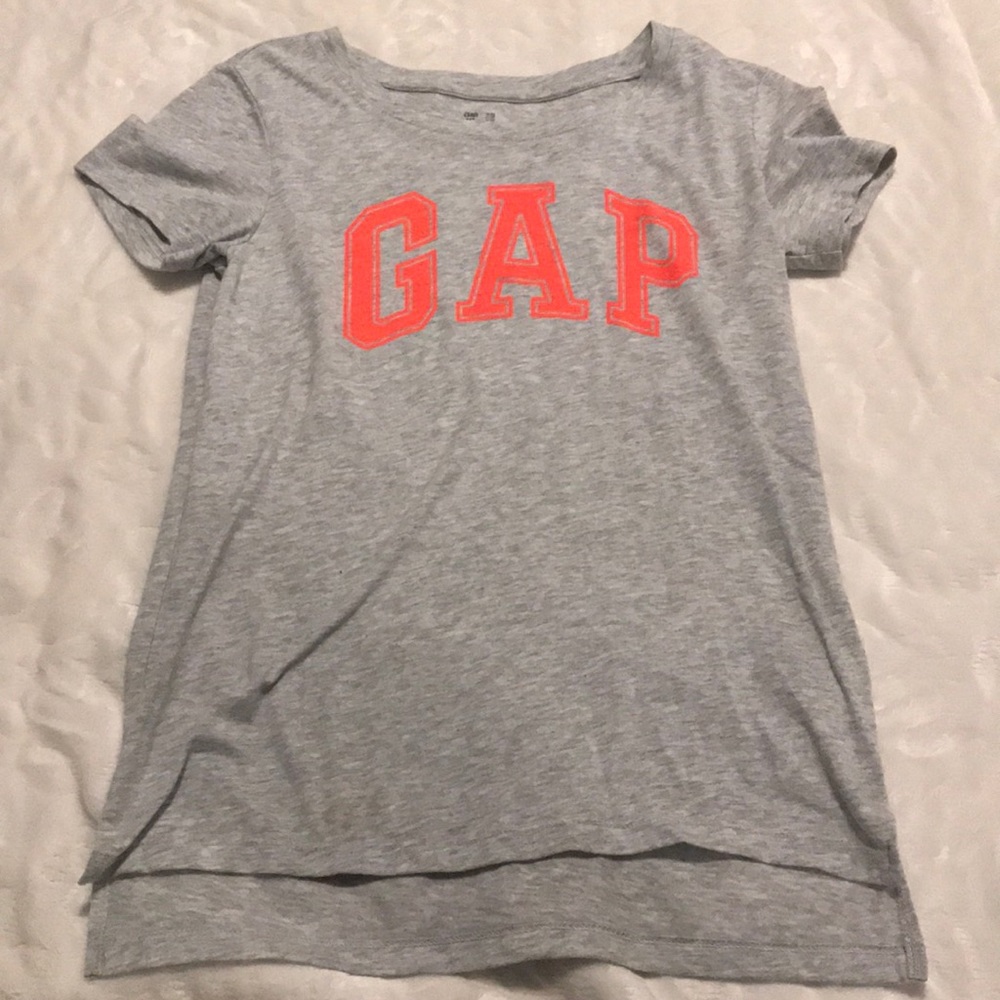 Neon Orange/ Light Gray GAP Tee